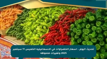 تحديث اليوم.. أسعار الخضراوات في الإسماعيلية الخميس 11 سبتمبر 2025 وتغيرات ملحوظة